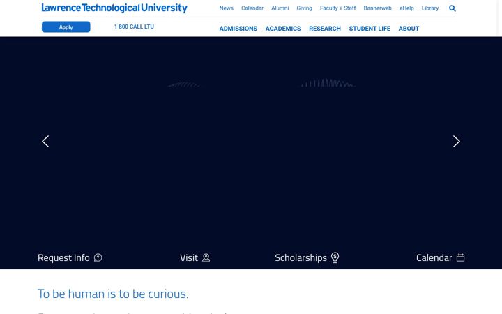 Screenshot of ltu.edu