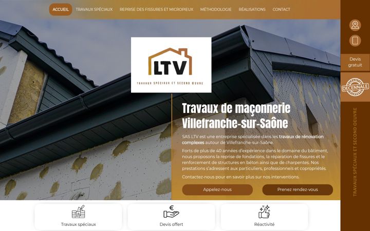 Screenshot of ltv-travauxspeciaux.fr