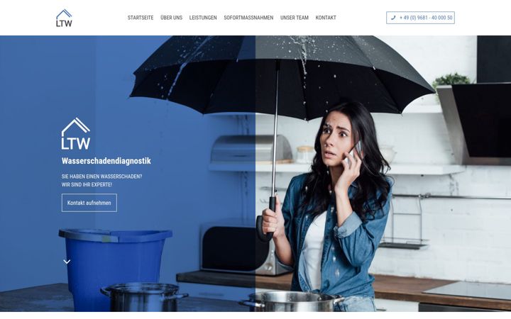 Screenshot of ltw-wasserschaden.de