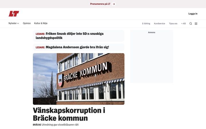 Screenshot of ltz.se