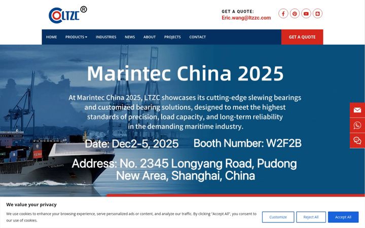 Screenshot of ltzcbearing.com