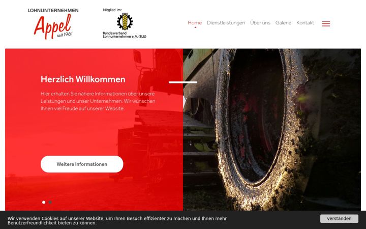 Screenshot of lu-appel.de