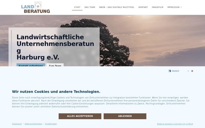 Screenshot of lu-harburg.de