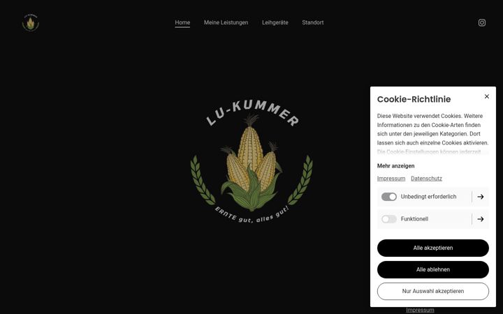 Screenshot of lu-kummer.com
