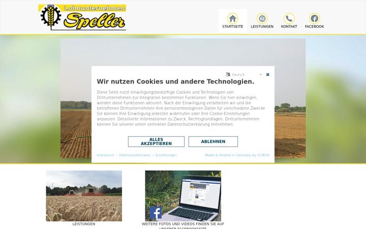 Screenshot of lu-speller.de