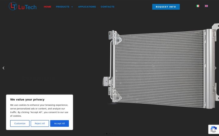 Screenshot of lu-tech.it