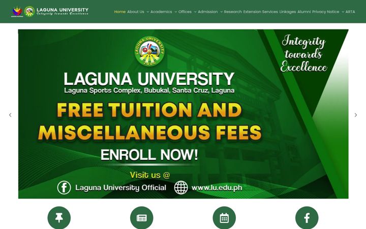 Screenshot of lu.edu.ph