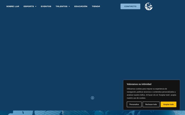 Screenshot of luagaming.com