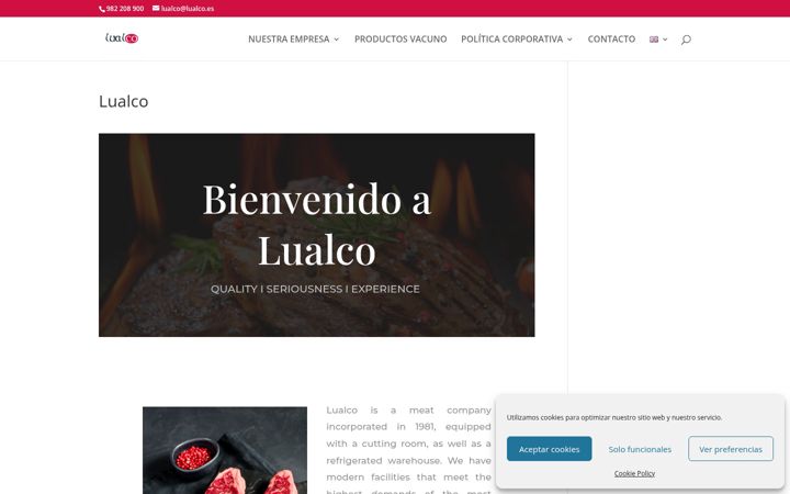 Screenshot of lualco.es