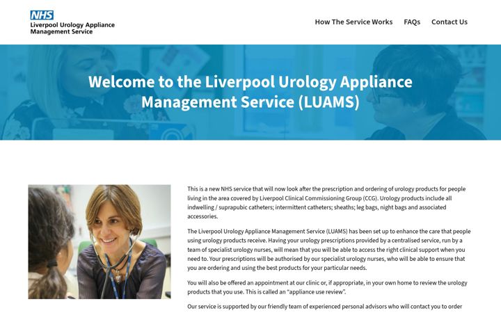 Screenshot of luams.org