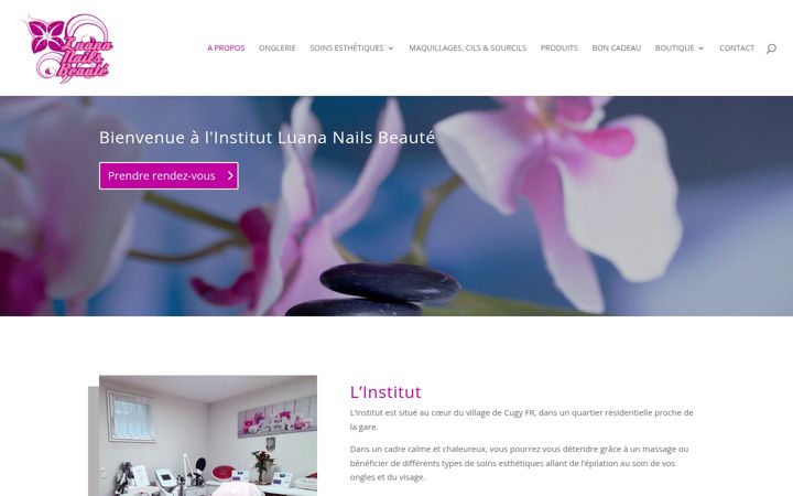 Screenshot of luana-nails-beaute.ch