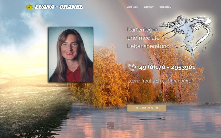 Screenshot of luana-orakel.de