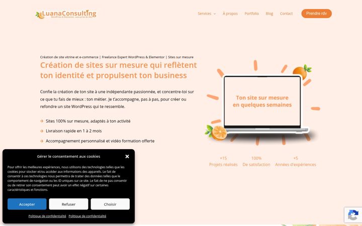 Screenshot of luanaconsulting.fr