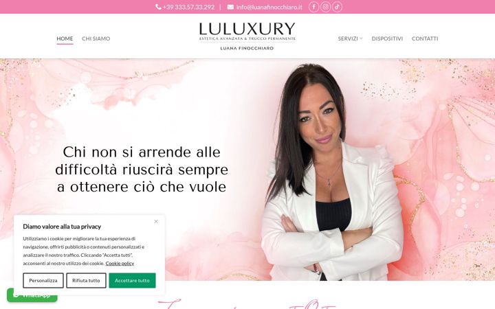 Screenshot of luanafinocchiaro.it