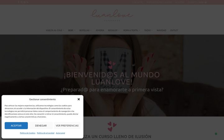 Screenshot of luanlove.es