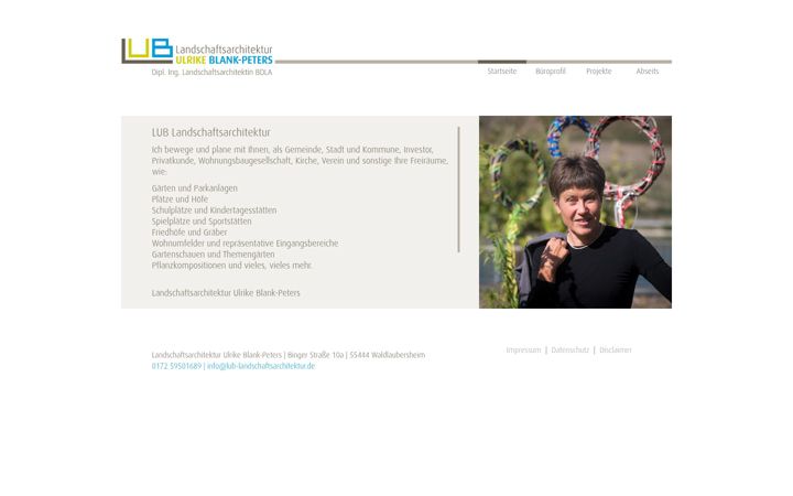 Screenshot of lub-landschaftsarchitektur.de