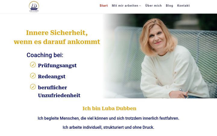 Screenshot of luba-dubben.de