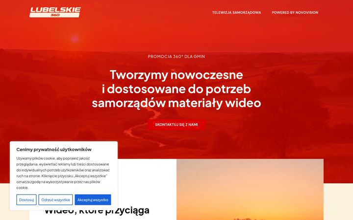Screenshot of lubelskie360.pl