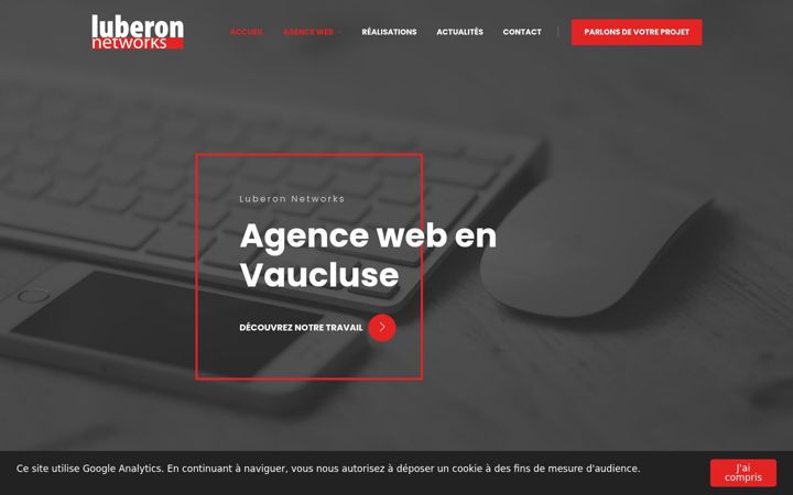 Screenshot of luberon-networks.com