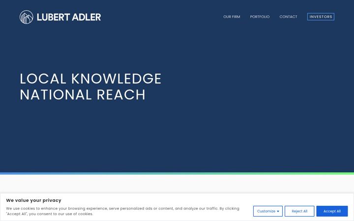 Screenshot of lubertadler.com