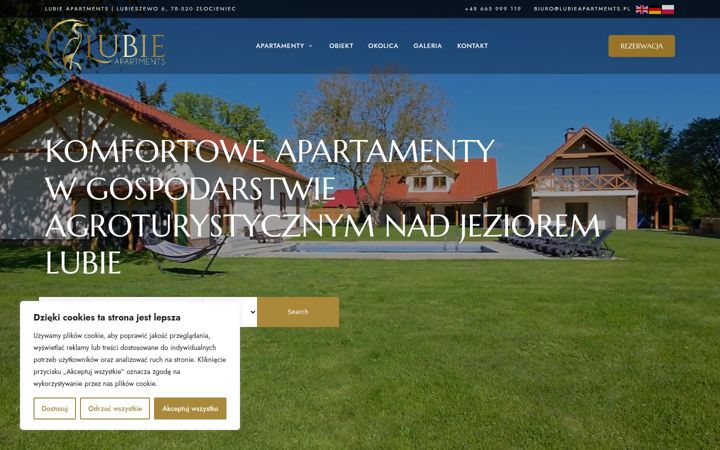 Screenshot of lubieapartments.pl