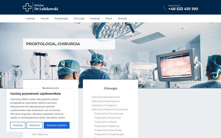 Screenshot of lubikowski.pl