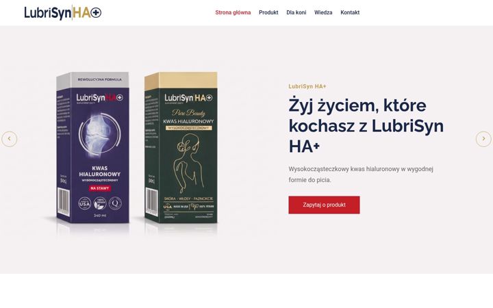 Screenshot of lubrisyn.com.pl