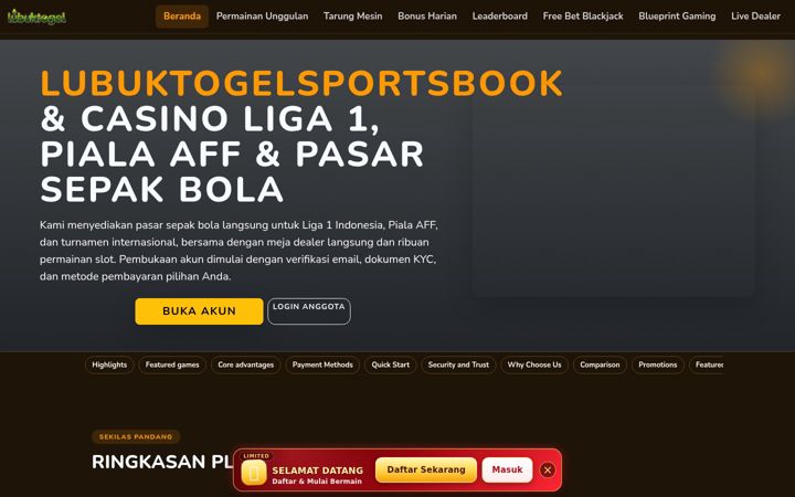 Screenshot of lubuktogel.net