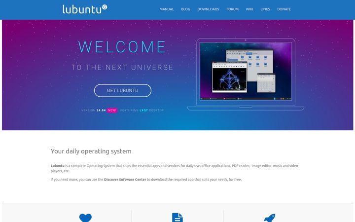 Screenshot of lubuntu.me