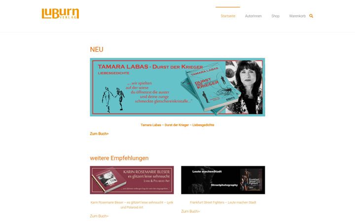 Screenshot of luburn.de
