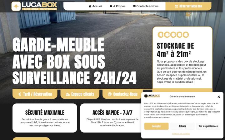 Screenshot of luca-box.fr