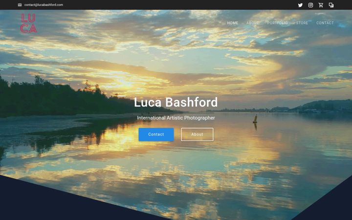 Screenshot of lucabashford.com