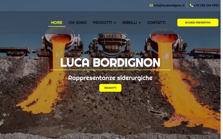 Screenshot of lucabordignon.it