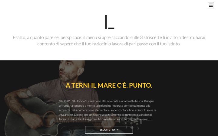 Screenshot of lucacorrenti.net