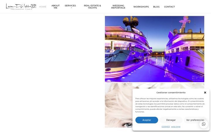 Screenshot of lucadaddezio.com