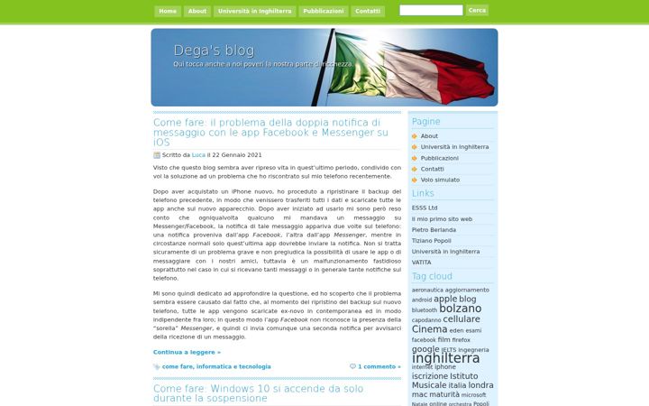 Screenshot of lucadegasper.com