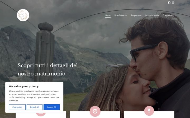 Screenshot of lucaefrancesca.altervista.org