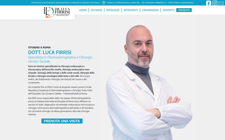 Screenshot of lucafirrisi.com