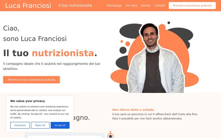 Screenshot of lucafranciosi.it
