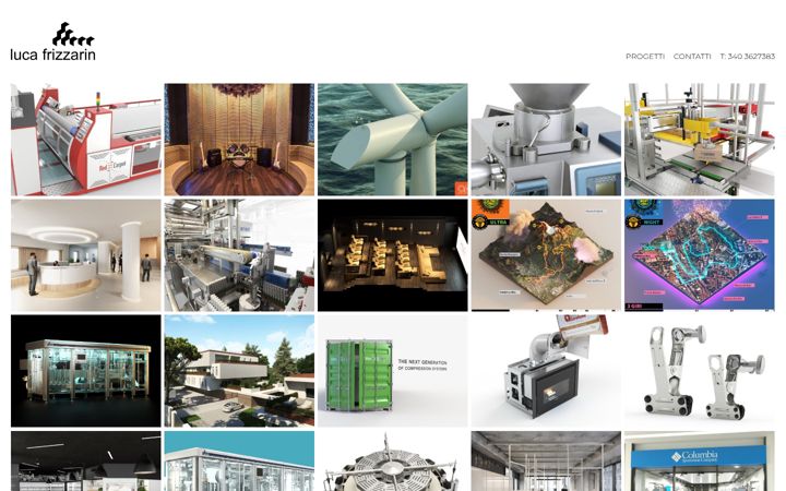 Screenshot of lucafrizzarin.com