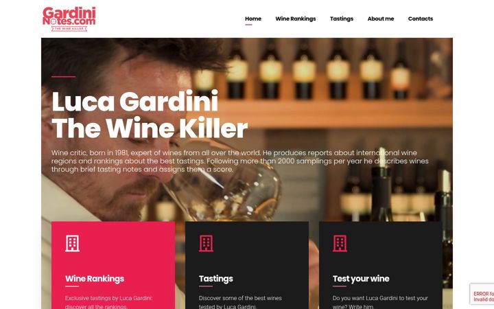 Screenshot of lucagardini.com