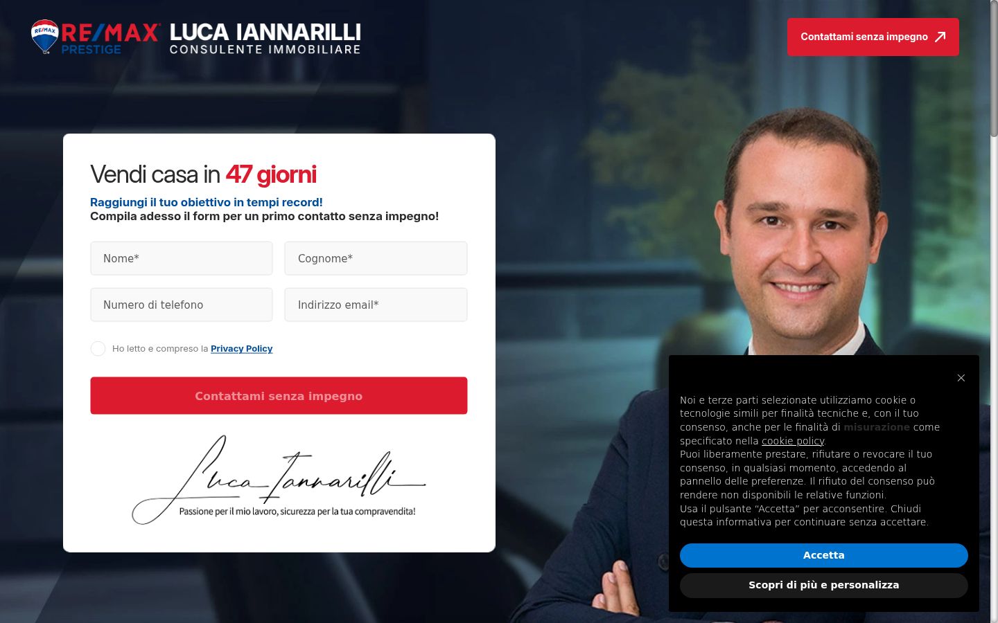 Snímek obrazovky baneru souhlasu zobrazeného před jakoukoli interakcí
