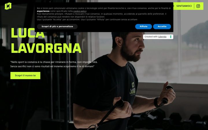 Screenshot of lucalavorgna.it