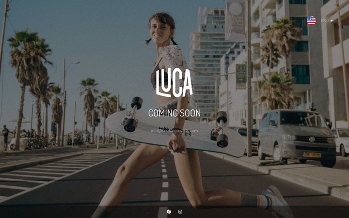 Screenshot of lucalongboards.com