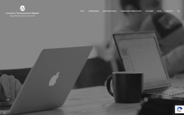 Screenshot of lucamaio.com