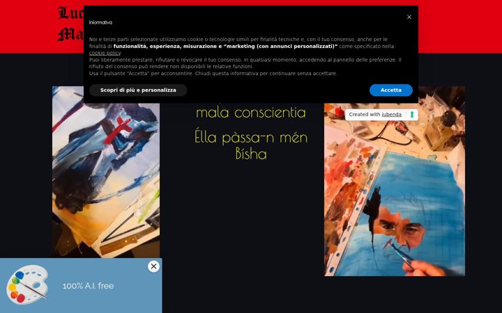 Screenshot of lucamana.it