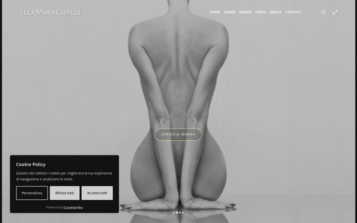 Screenshot of lucamariacastelli.net