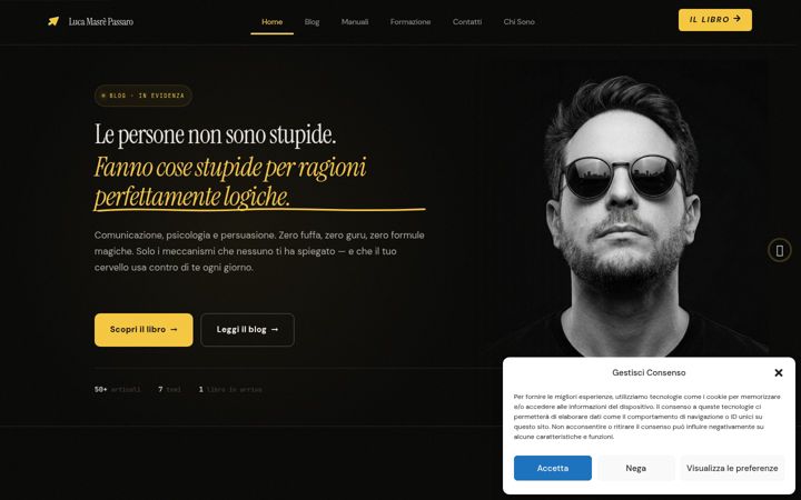 Screenshot of lucamasrepassaro.com