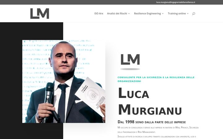 Screenshot of lucamurgianu.it