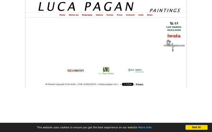 Screenshot of lucapagan.com